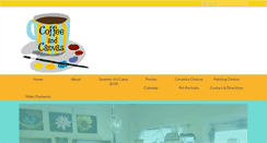 Desktop Screenshot of coffeeandcanvas.org